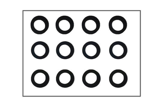 De verzegelde Lens die Die-Cutting Schuim in de schaduw stellen wordt toegepast op de Camera
