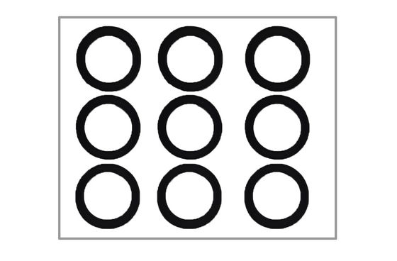 De verzegelde Lens die Die-Cutting Schuim in de schaduw stellen wordt toegepast op de Camera